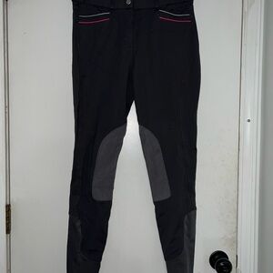 Women's Black and Gray Skinny Pants